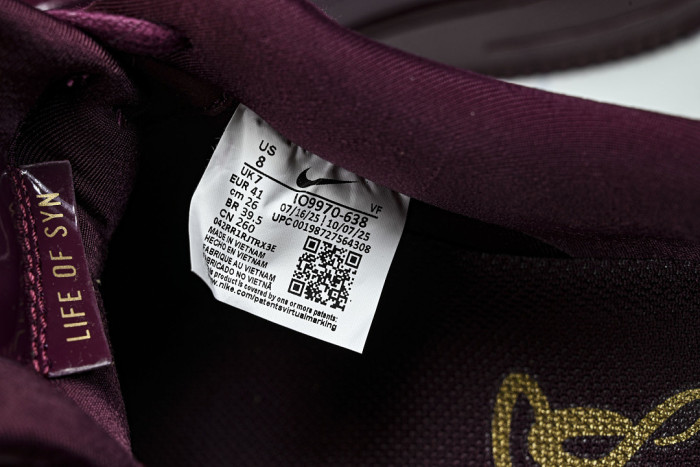 Central Cee x Nike Air Force 1 Low "Dark Beetroot" IO9970-638