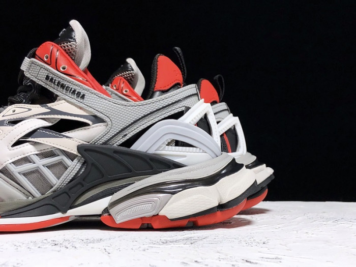 BALENGA SNEAKER TESS.S.GOMMA 4.0 GREY RED 570391 W2GN5 1003