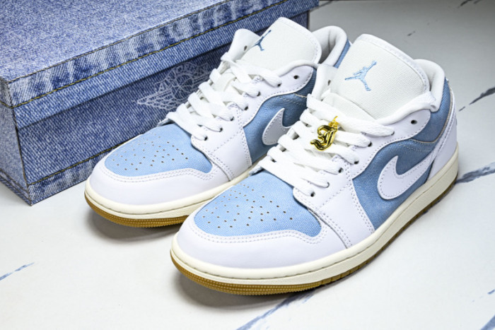 Air Jordan 1 Low Denim "Worn Blue" HQ2004-400
