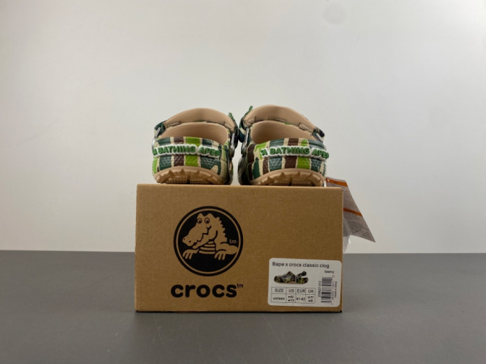 BAPE x Crocs Classic Clog
