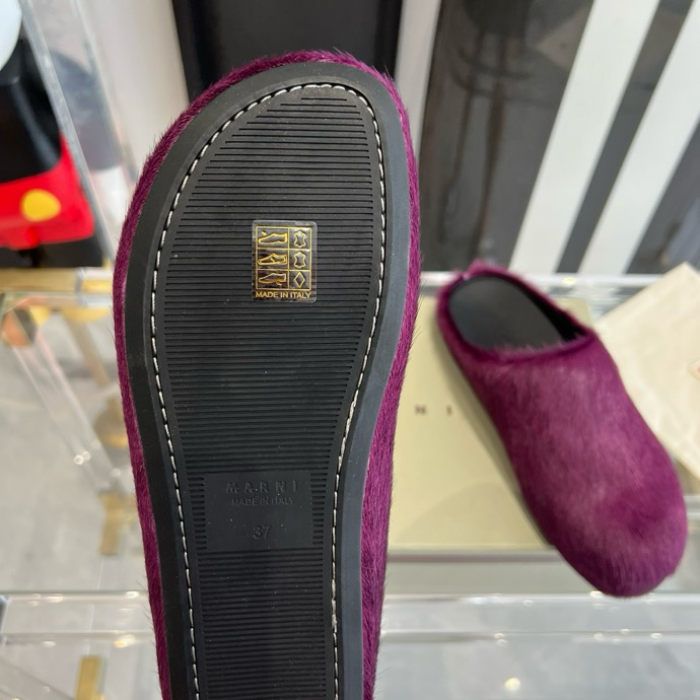 MA SLIDE WHITE FUSSBETT SABOT LOAFERS MAR-013