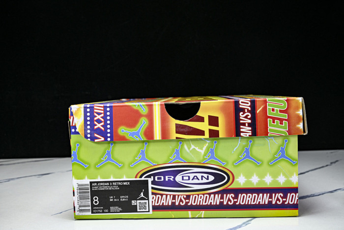 Air Jordan 3 Mexico "El Vuelo" IO1752-100