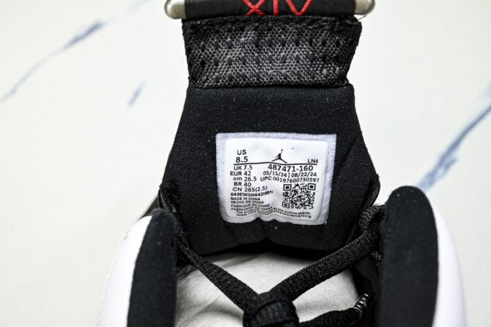 Air Jordan 14 “Black Toe” 487471-160