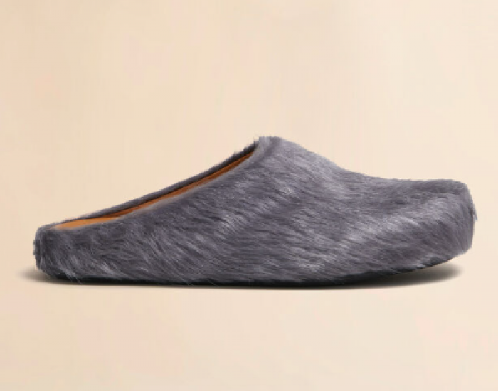 MA SLIDE WHITE FUSSBETT SABOT LOAFERS MAR-018