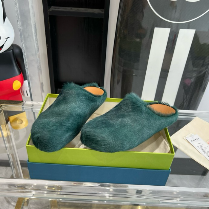 MA SLIDE WHITE FUSSBETT SABOT LOAFERS MAR-014