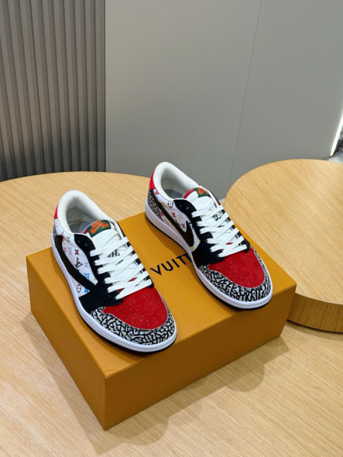 Travis Scott x Air Jordan 1 Low OG x LV DM1-103